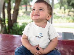 I Still Care  Lil Heart Baby Short Sleeve One Piece