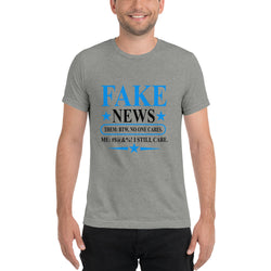 Fake News Unisex Tri-Blend T-Shirt