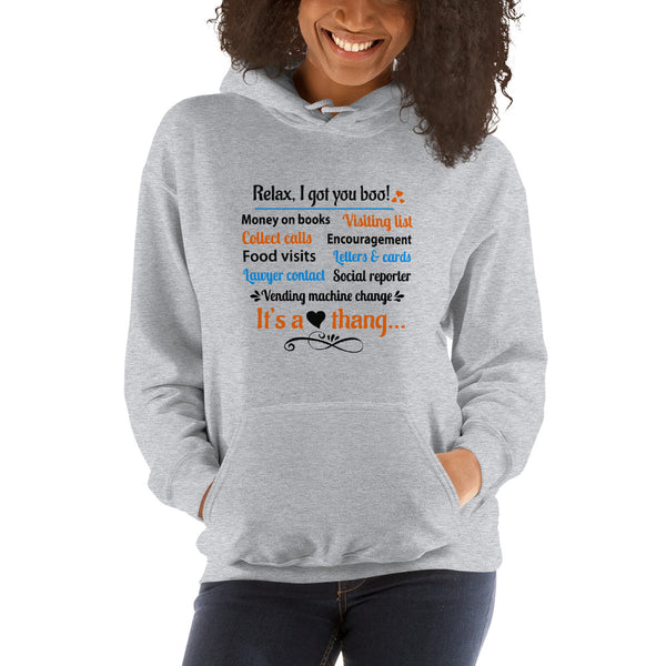 Relax, Boo Heavy Blend Hoodie Sweatshirt