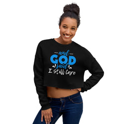 Divine Mercy Women's Cropped Sweatshirt