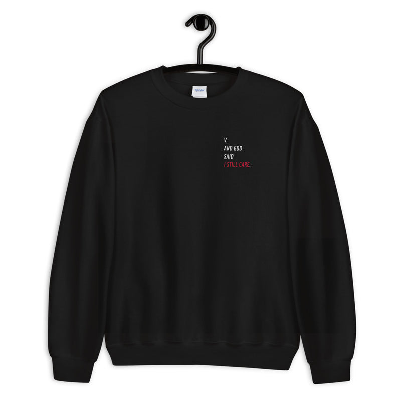 And God Said Unisex Crew Neck Sweatshirt