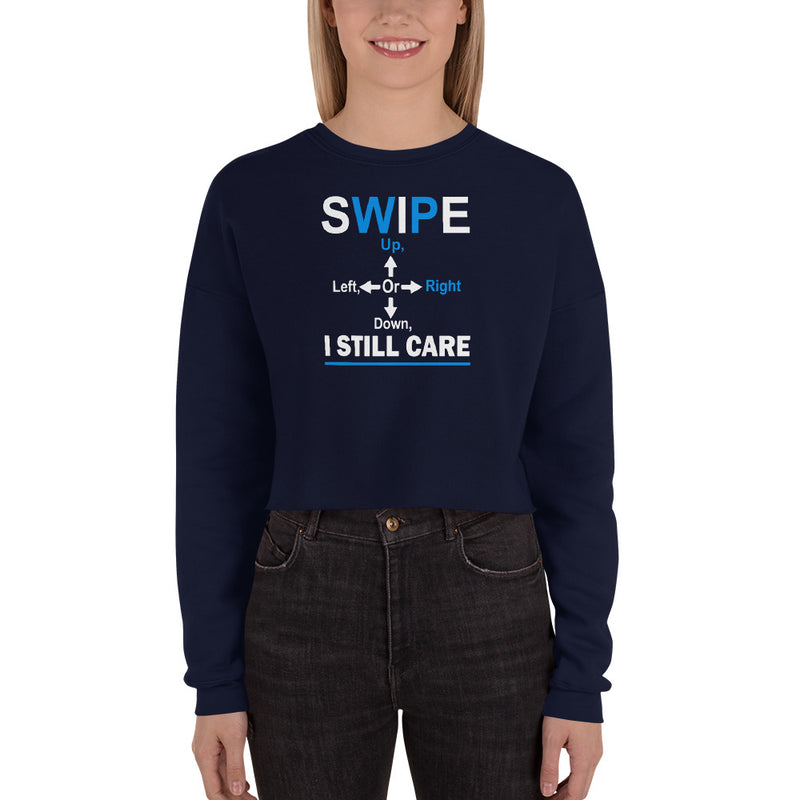 Swipe Cropped Sweatshirt