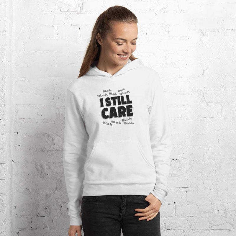 Blah to the 9 I Still Care Women's Pullover Fleece Hoodie