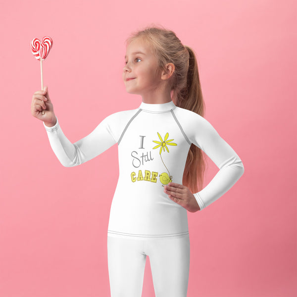 I Still Care Sweet Tweet Girls' Rash Guard