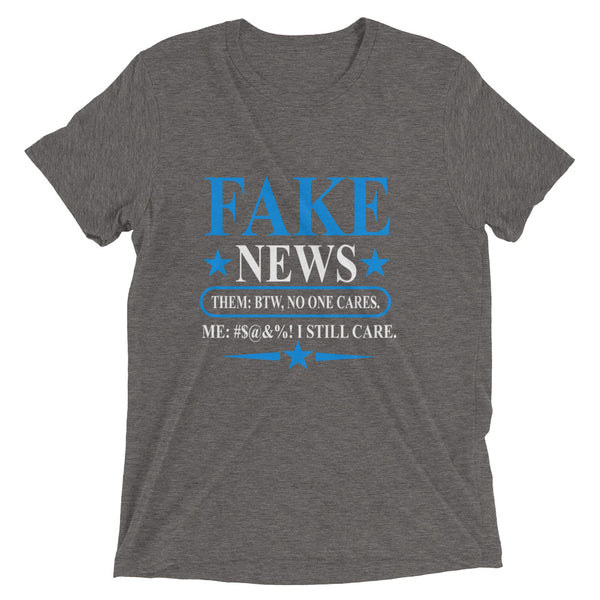 Fake News Unisex Tri-Blend T-Shirt