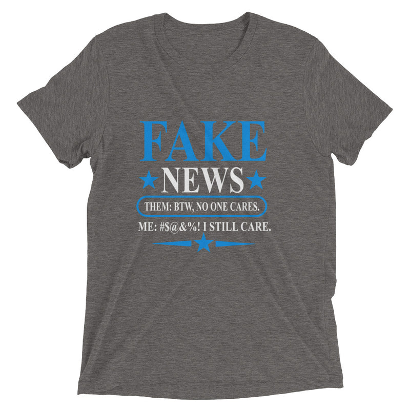 Fake News Unisex Tri-Blend T-Shirt