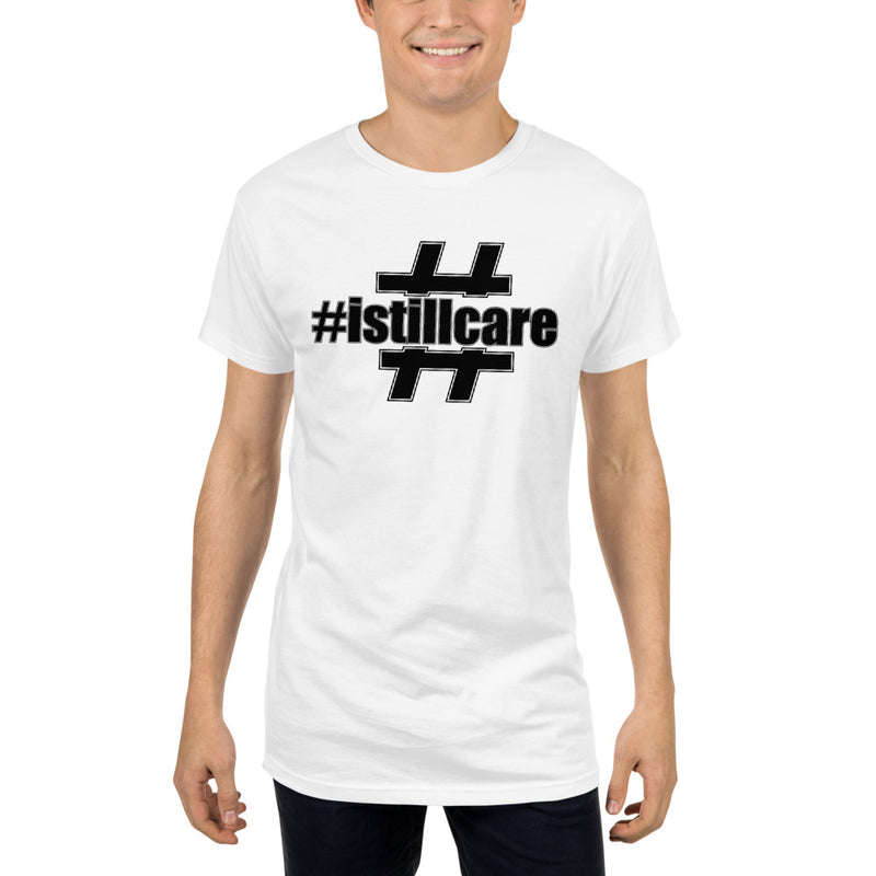 I Still Care Hashtag Men's Long Body Urban Tee