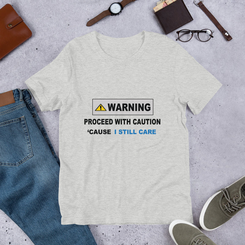 Warning Sign Unisex Premium T-Shirt