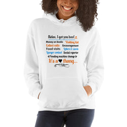 Relax, Boo Heavy Blend Hoodie Sweatshirt