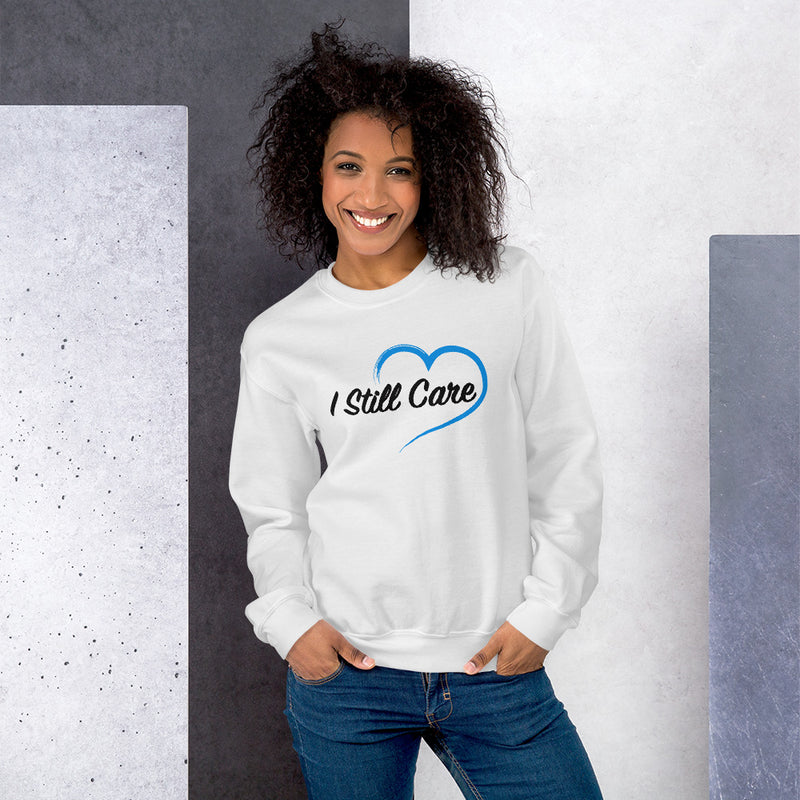 I Still Care Heart Women's Crew Neck Sweatshirt