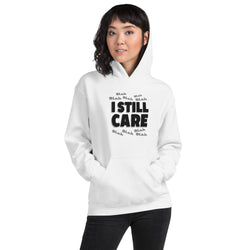 Blah to the 9 I Still Care Women's Hooded Heavy Blend Sweatshirt