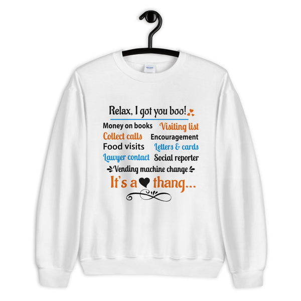 Relax, Boo Women's Crew Neck Sweatshirt