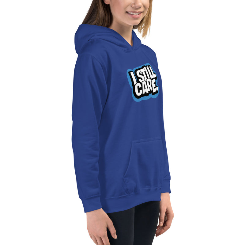 Yep, I Still Care Youth Unisex Ringspun Hoodie