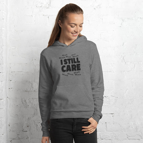 Blah to the 9 I Still Care Women's Pullover Fleece Hoodie