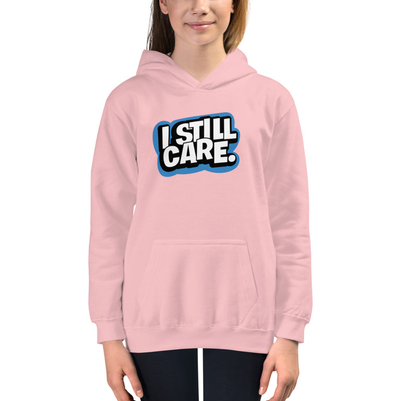 Yep, I Still Care Youth Unisex Ringspun Hoodie