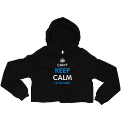 Can't Keep Calm Women's Cropped Hoodie