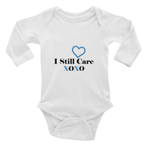 I Still Care Lil Heart Infant Long Sleeve Bodysuit