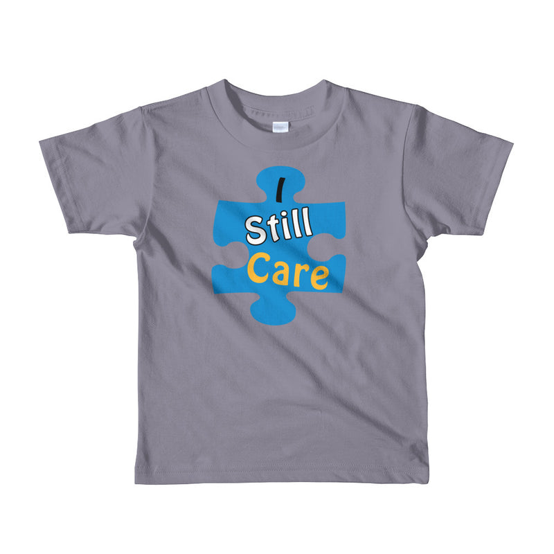 I Still Care Puzzle Fun Boys' Short Sleeve T-Shirt