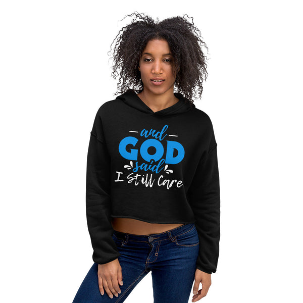 Divine Mercy Women's Cropped Hoodie