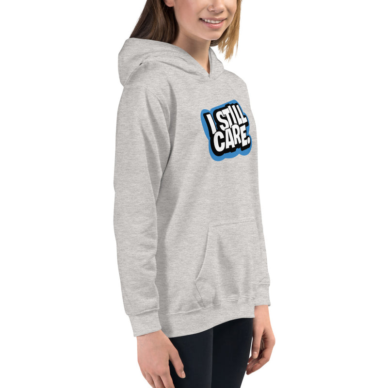 Yep, I Still Care Youth Unisex Ringspun Hoodie