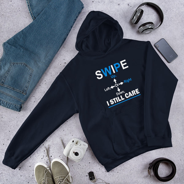 Swipe Unisex Heavy Blend Hoodie Sweatshirt