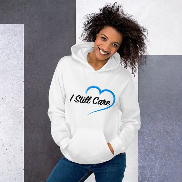 I Still Care Heart Women's Heavy Blend Hooded Sweatshirt