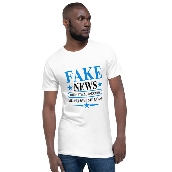 Fake News Men's Drop Tail Long T-Shirt