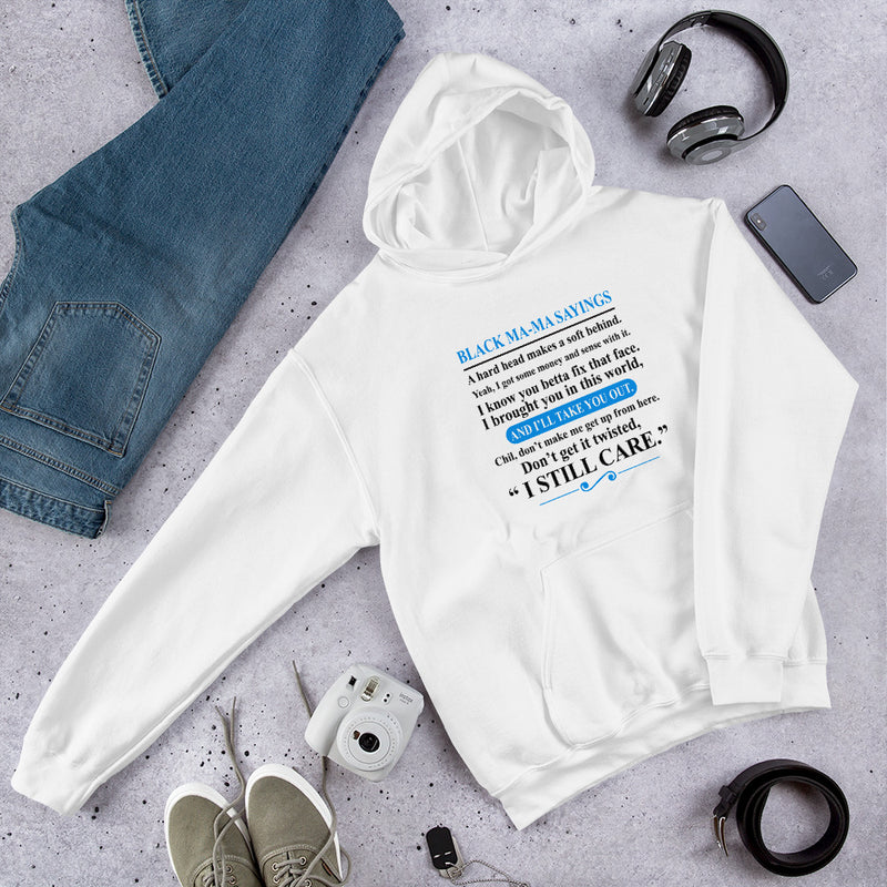 Black Mama's Sayings Women's Heavy Blend Hoodie  Sweatshirt