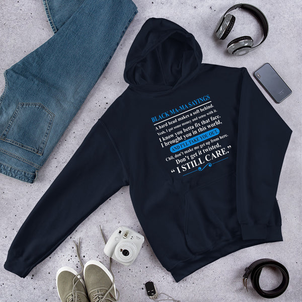 Black Mama's Sayings Women's Heavy Blend  Hoodie Sweatshirt