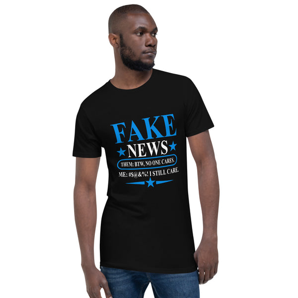 Fake News Men's Drop Tail Long t-Shirt