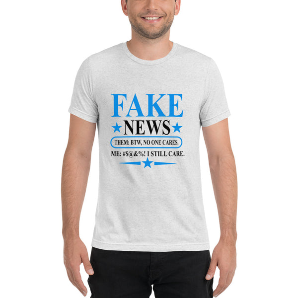 Fake News Unisex Tri-Blend T-Shirt