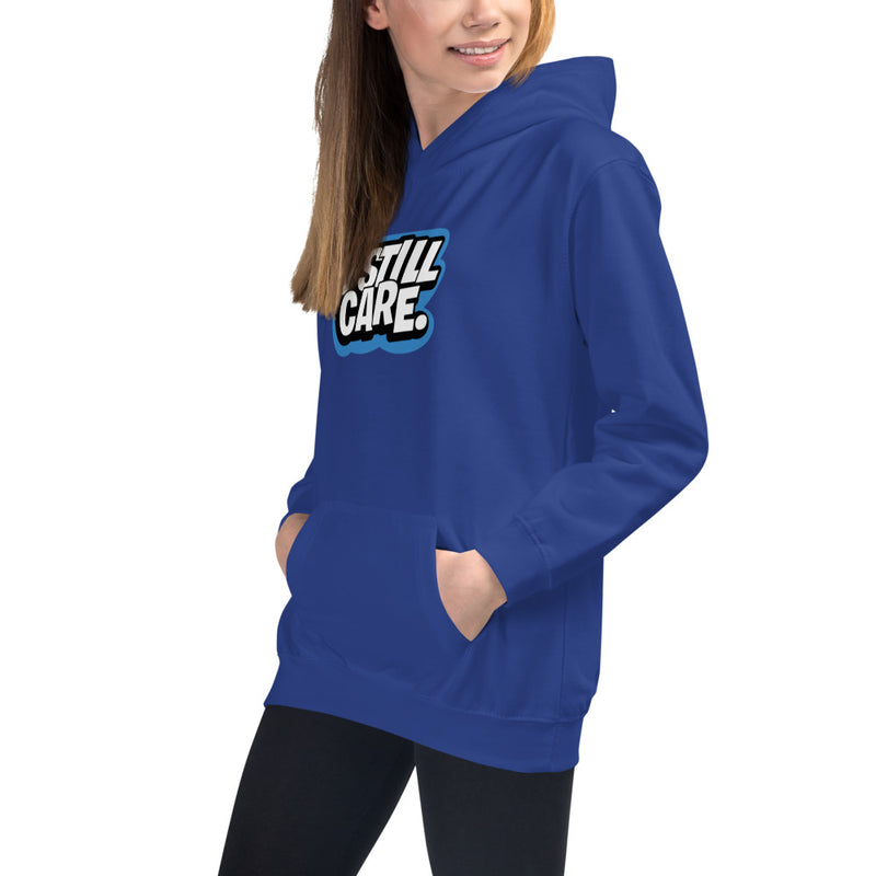 Yep, I Still Care Youth Unisex Ringspun Hoodie