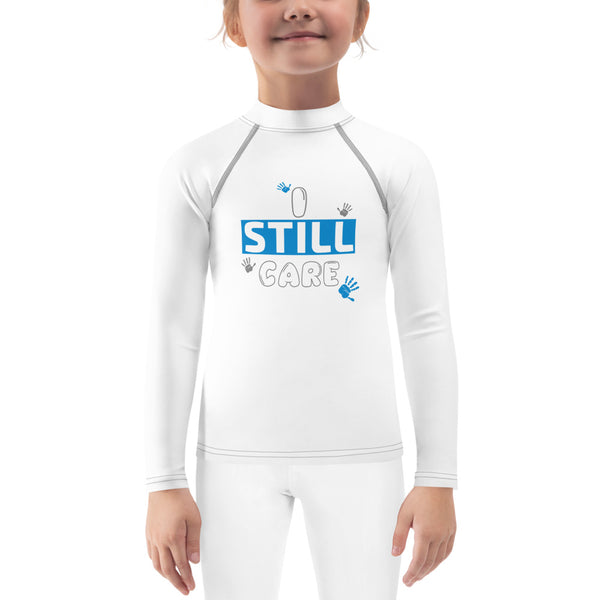 I Still Care Hands Down Unisex Kids Rash Guard