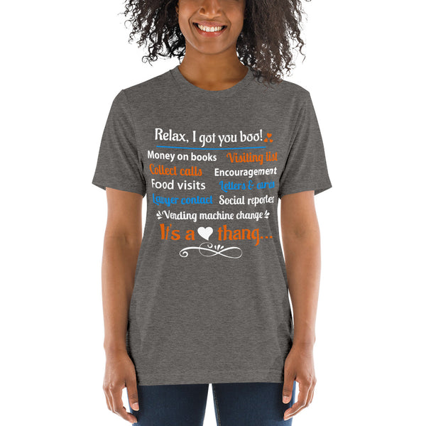 Relax, Boo Women's Tri-Blend T-Shirt